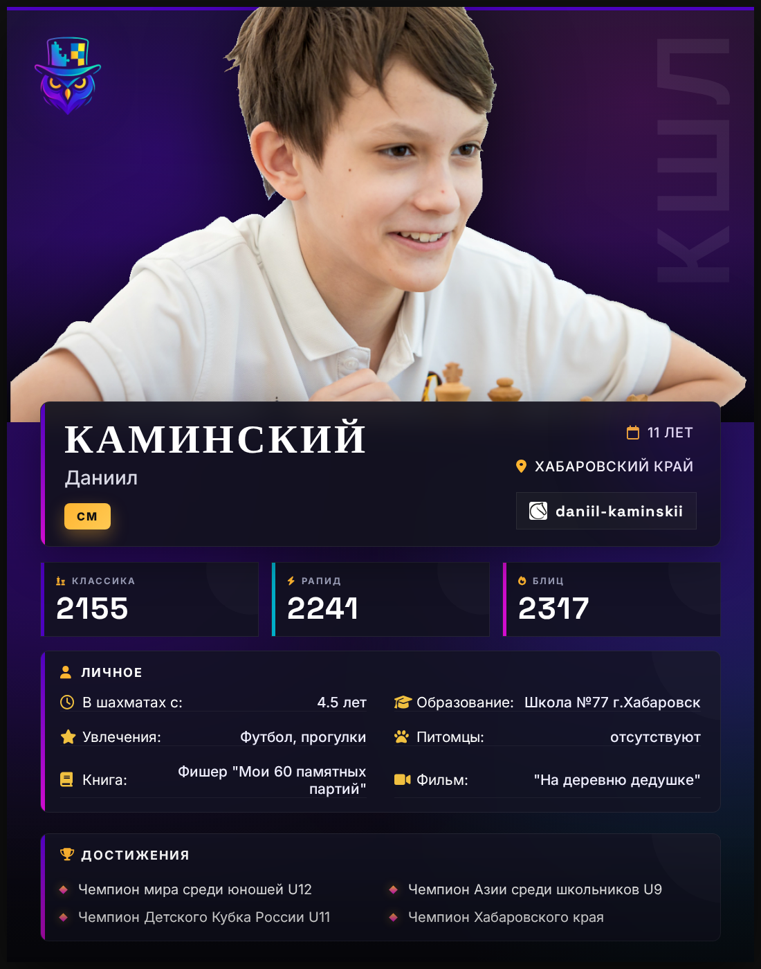 CM Даниил Каминский