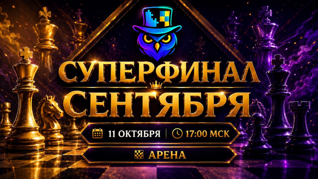 Уже в это воскресенье состоится Суперфинал сентября!